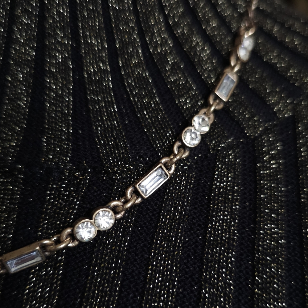Ben-Amun Deco Style Necklace. Art Deco Necklace. Deco Wedding Jewelry. - Picture 9 of 11